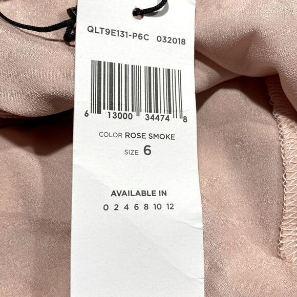 BCBGENERATION Pink Lace Ruffle Romper Size 6 NWT - Picture 9 of 10